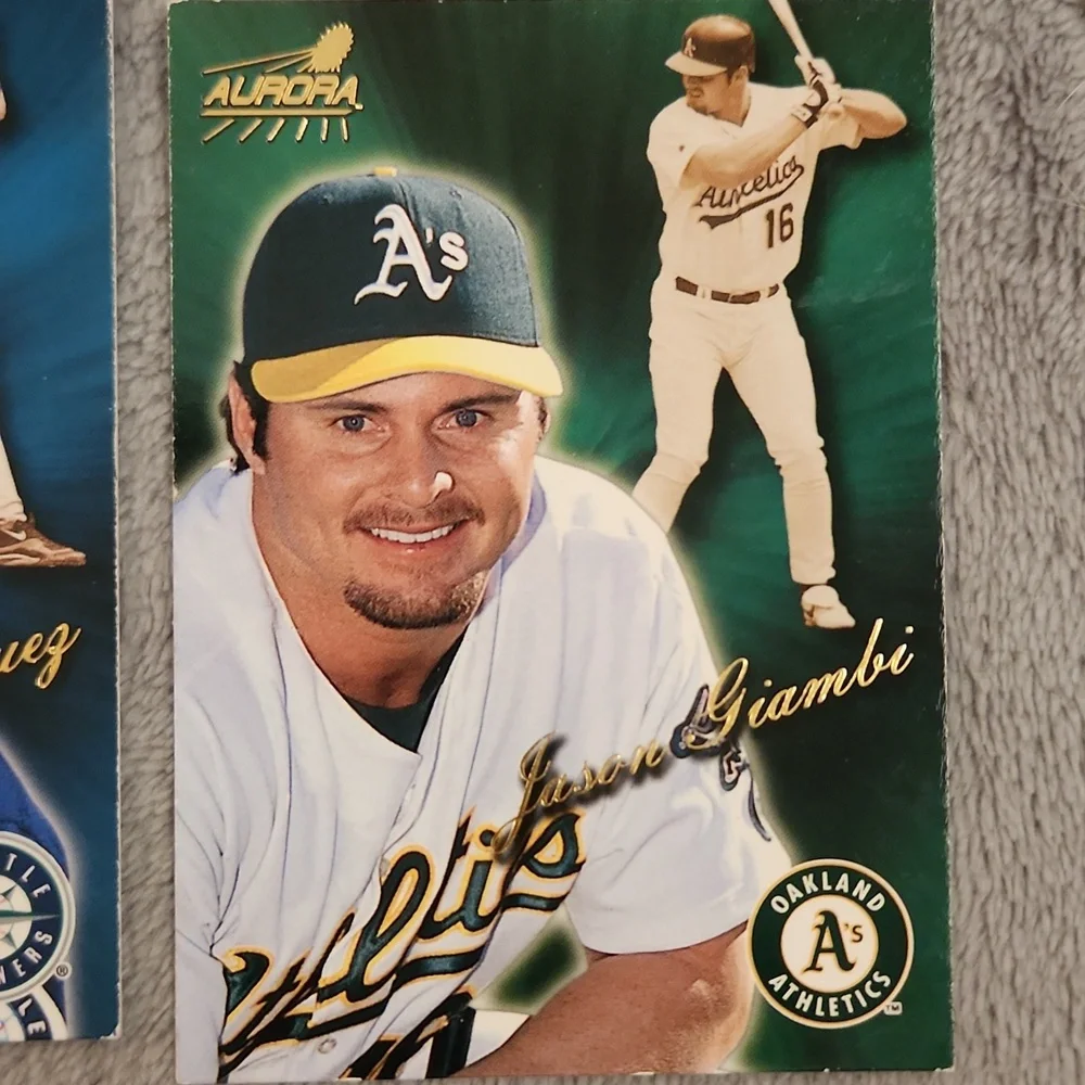 Vintage 1999 Pacific Aurora Baseball Trading Card Lot